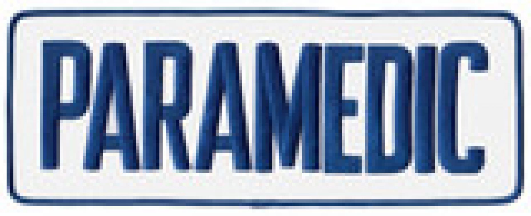 PARAMEDIC 4" X 11" BACK PATCH - SEW ON.